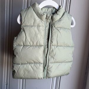 12/18M Old Navy Baby Green Puffer Vest